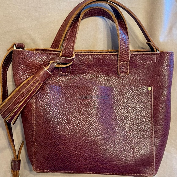 Portland Leather Crossbody Mini in Nutmeg with Leather Tassel - Picture 5 of 13
